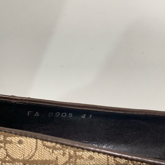 Dior Diorissimo Logo Canvas Pumps Heel Shoe - Picture 12 of 13